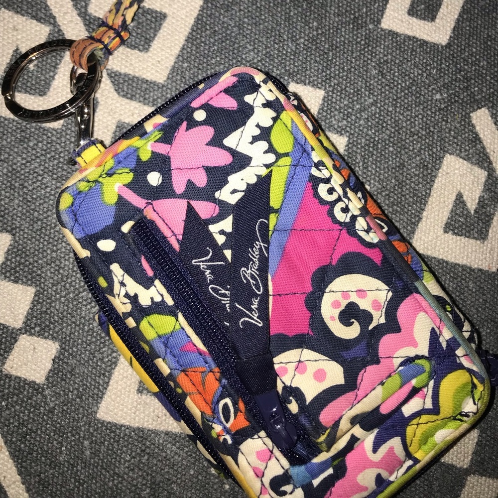 VERA BRADLEY wallet and lanyard
